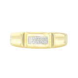 0.05ct Diamond Inset Ring | Pre-Loved | 9K Yellow Gold