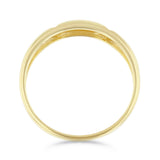 0.05ct Diamond Inset Ring | Pre-Loved | 9K Yellow Gold