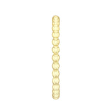 Soleil Collection Beaded Stacking Ring | 9K Solid Yellow Gold
