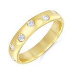 Everyday Diamond 0.26ct Lab-Grown Diamond Scattered Ring | 9K Yellow Gold