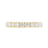 Everyday Diamonds 1.03ct Brilliant Cut Lab-Grown Diamond Half Eternity Ring | 9K Yellow Gold