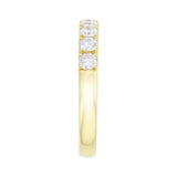 Everyday Diamonds 1.03ct Brilliant Cut Lab-Grown Diamond Half Eternity Ring | 9K Yellow Gold