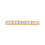Everyday Diamonds 0.33ct Brilliant Cut Lab-Grown Diamond Half Eternity Ring | 9K Yellow Gold