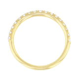Everyday Diamonds 0.33ct Brilliant Cut Lab-Grown Diamond Half Eternity Ring | 9K Yellow Gold