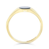 Oval Bloodstone Signet Ring | Pre-Loved | 9K Yellow Gold