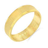 5mm Patterned Wedding Ring | Pre-Loved | 22K Yellow Gold