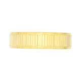 5mm Patterned Wedding Ring | Pre-Loved | 22K Yellow Gold