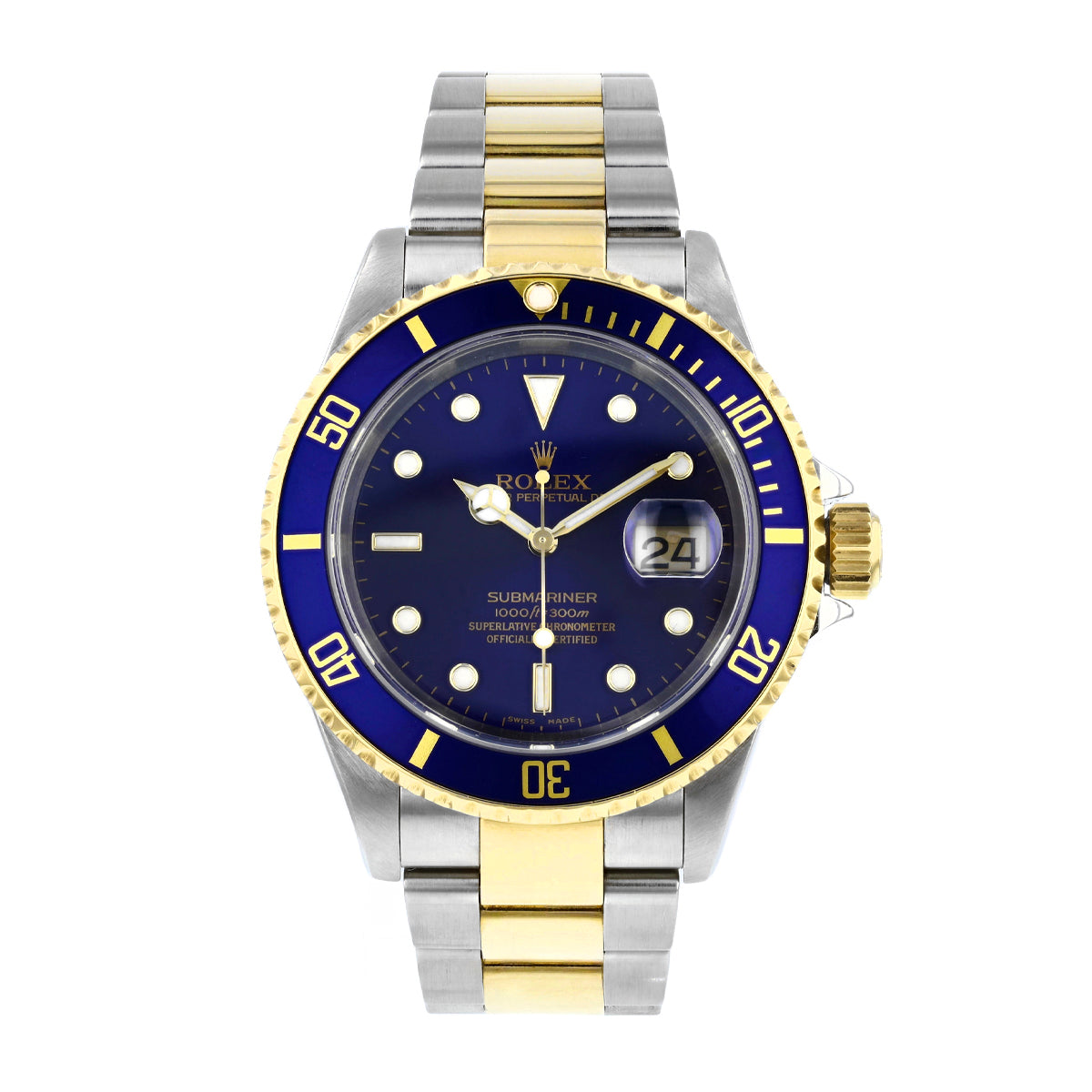 Rolex, Submariner Date, Yellow Rolesor | Pre-Owned | 16613 - 2002