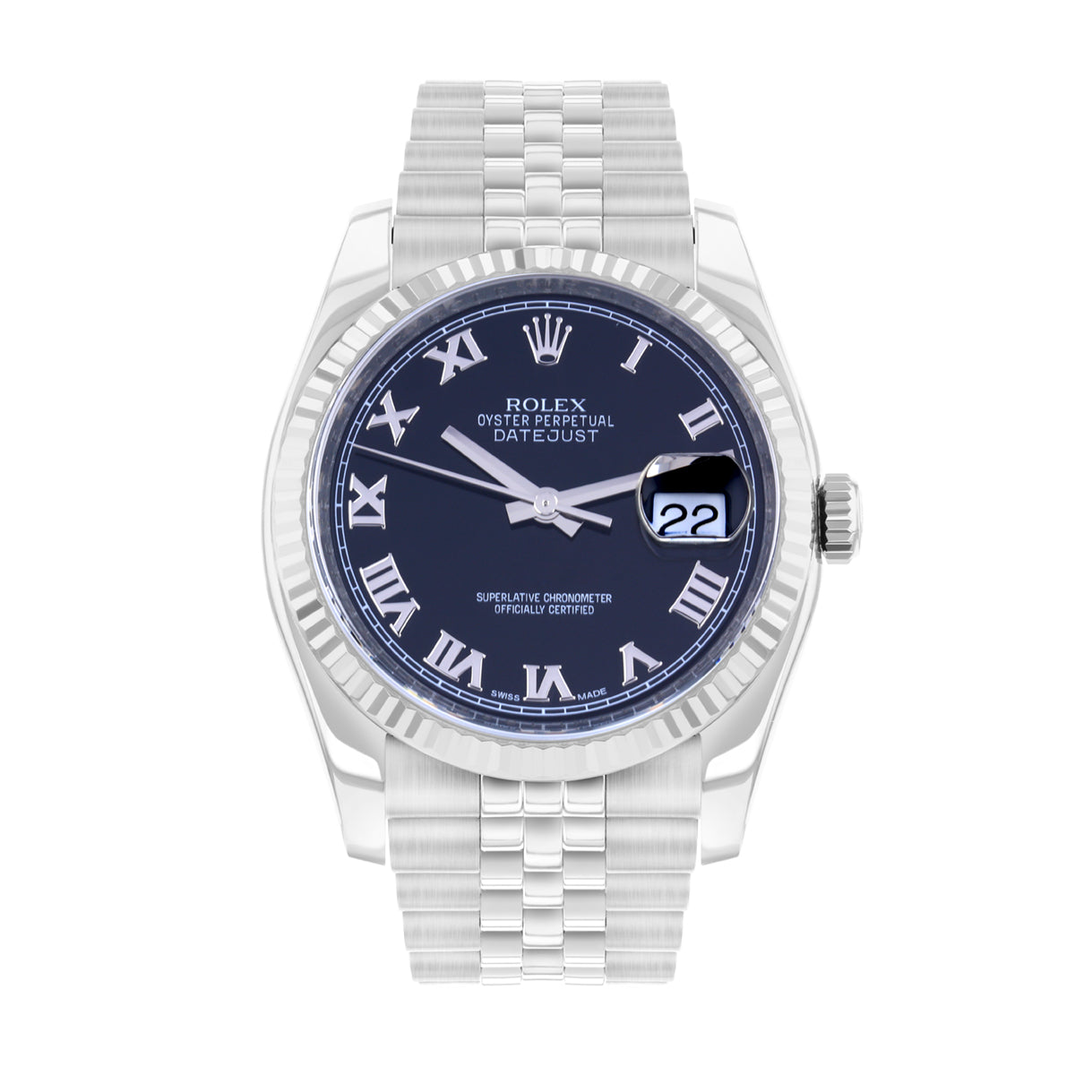 Rolex, Datejust 36, White Rolesor | Pre-Owned | 116234 - 2014