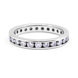 1.25ct Round Brilliant Cut Diamond Full Eternity Ring | Pre-Loved | Platinum