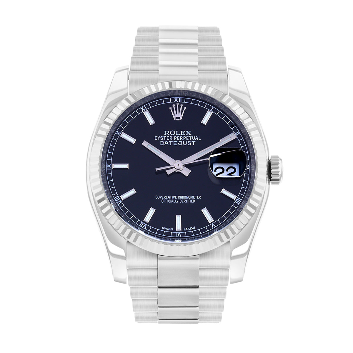 Rolex, Datejust 36, White Rolesor | Pre-Owned | 116234 - 2017