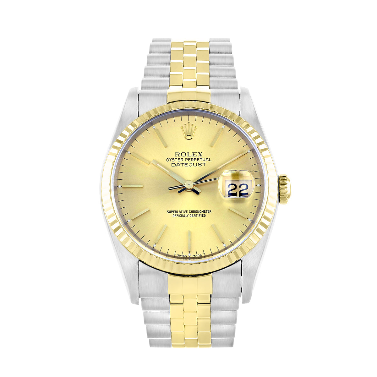 Rolex, Datejust 36, Yellow Rolesor | Pre-Owned | 16233 - 1992