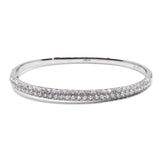 3.44ct Diamond Set Bangle | Pre-Loved | 18K White Gold