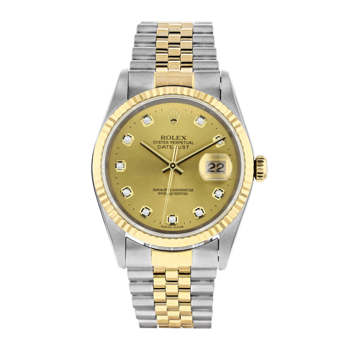 Rolex, Datejust 36, Yellow Rolesor | Pre-Owned | 16233 - 1996