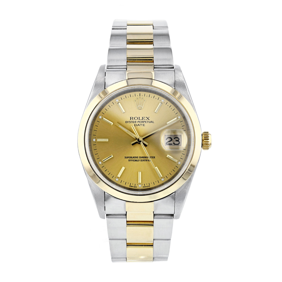 Rolex, Date 34, Yellow Rolesor | Pre-Owned | 15203 - 2003