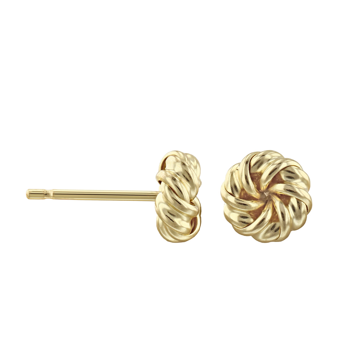 Three Colour 8mm Knot Stud Earrings Three Colour 8mm Knot Stud Earrings