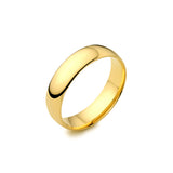 Lisbon Light Court Mens Wedding Ring | 18K Yellow Gold