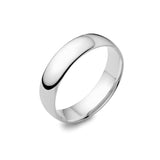 Lisbon Light Court Mens Wedding Ring | Platinum