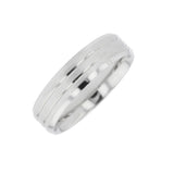 Jaipur Channelled Mens Wedding Ring | Platinum